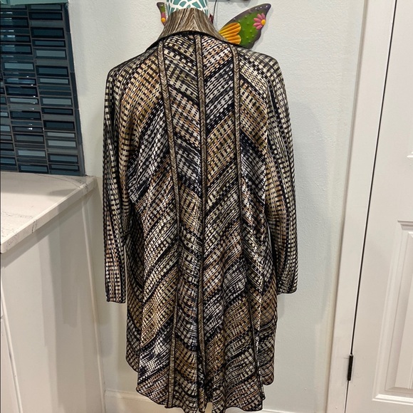 Stylish Brown Patterned Women's Sweater - Picture 5 of 9